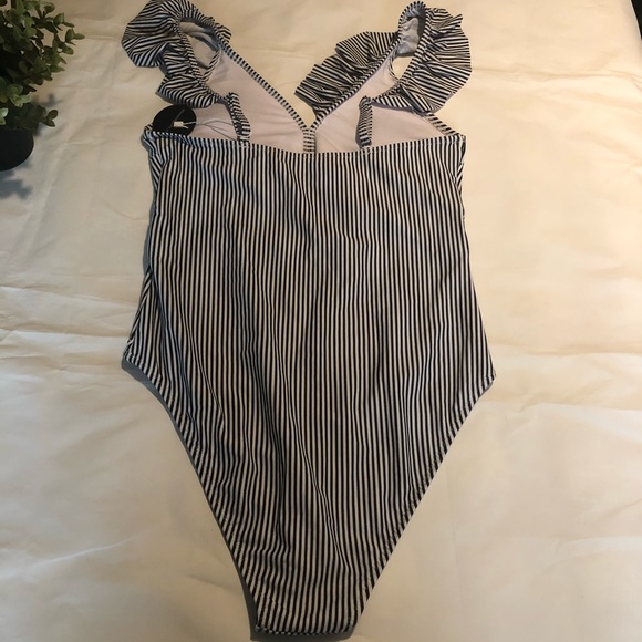 Blooming Jelly one piece striped bikini size M - Picture 5 of 10